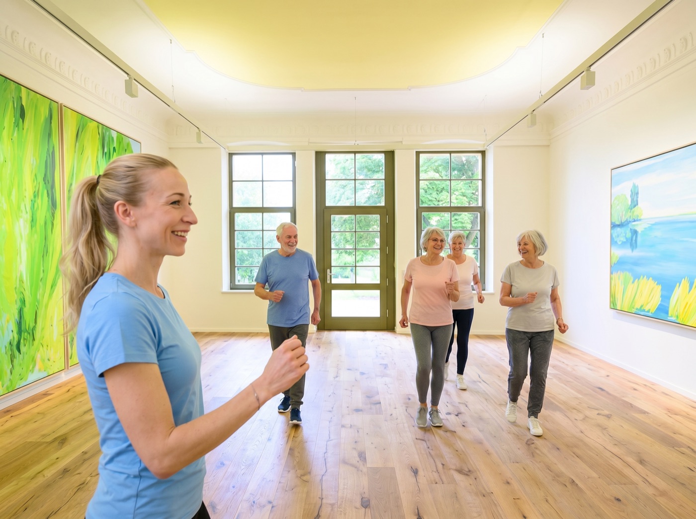 Victoria beim Seniorentanz im Pogge-Saal
